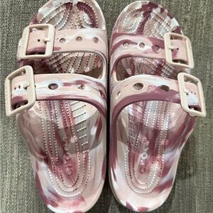 NWOT Crocs Pink Sandals